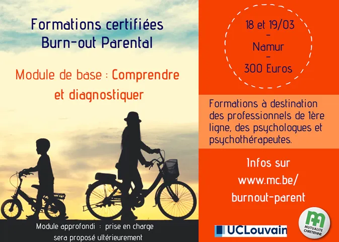 Formation pour les pros sur le burn out parental